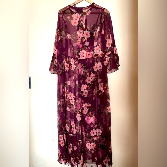 JOHNNY WAS Winona Silk Maxi Dress - Picture 9 of 15